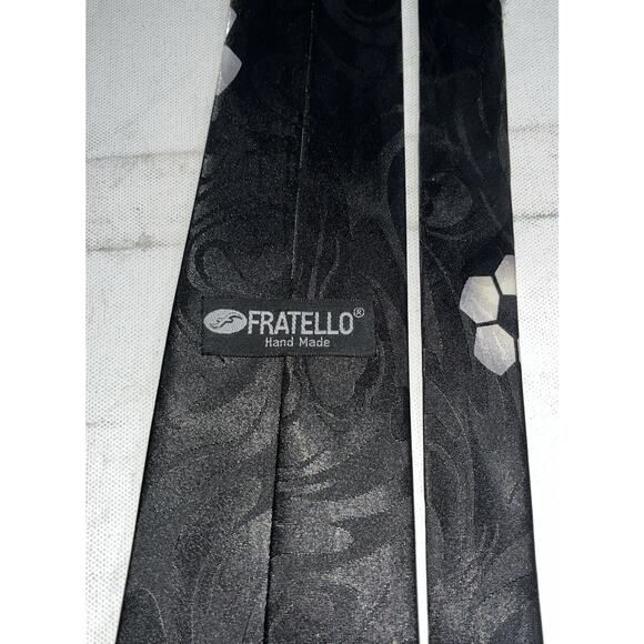 Men’s Fratello Soccer Ball Cleat Black Tie One Size Polyester - Picture 2 of 3